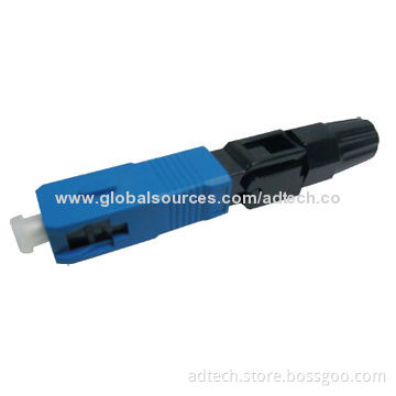 Fiber-optic Connector, SC SM, Fast and Easy to Assemble